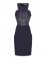 Платье без рукавов, декорированное стразами Versace Collection  –  Общий вид