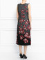 Платье из фактурной ткани с цветочным узором Alberta Ferretti  –  Модель Верх-Низ1