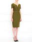 Платье-из шерсти и шелка с двумя боковыми карманами Max Mara  –  Модель Общий вид