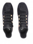 Кроссовки из кожи на контрастной подошве Adidas Originals  –  Обтравка4