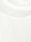 Шелковый топ с застежкой на спине DKNY  –  Деталь1