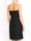 Платье-футляр из шерсти со сборкой на груди DKNY  –  Модель Верх-Низ1