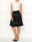 Шерстяная юбка с узором Moschino Couture  –  Модель Общий вид