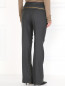 Широкие брюки из шерсти с декоративным ремнем на пуговицах Barbara Bui  –  Модель Верх-Низ1
