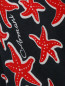 Топ из шелковистой ткани с узором Armani Junior  –  Деталь