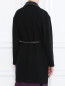 Пальто из шерсти с декором Moschino Boutique  –  Модель Верх-Низ1