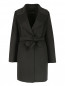 Пальто из смесовой шерсти с отложным воротником Marina Rinaldi  –  Общий вид