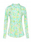 Блуза с цветочным узором Rohe  –  Общий вид