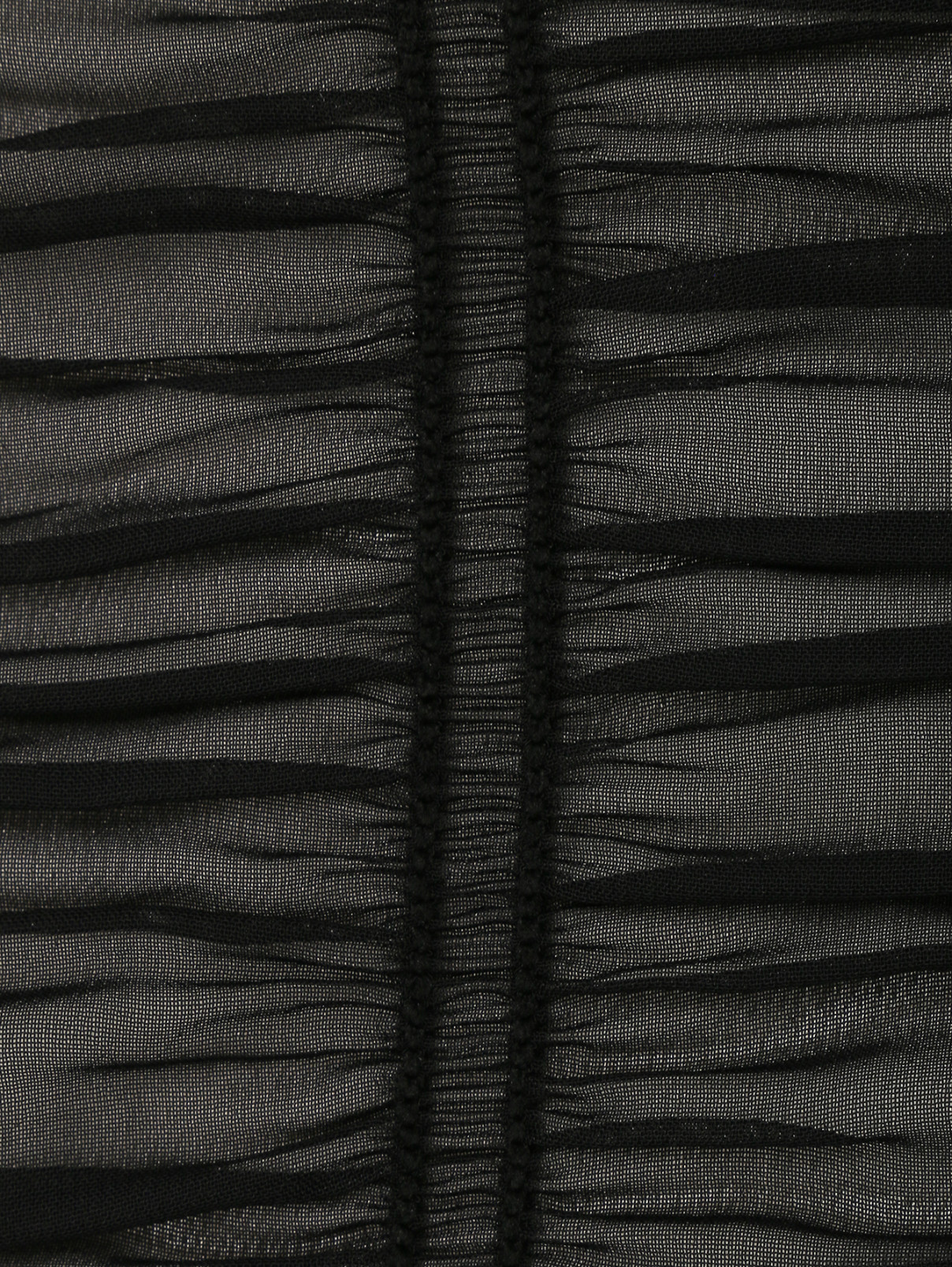 Укороченная блуза со сборками Rohe  –  Деталь  – Цвет:  Черный