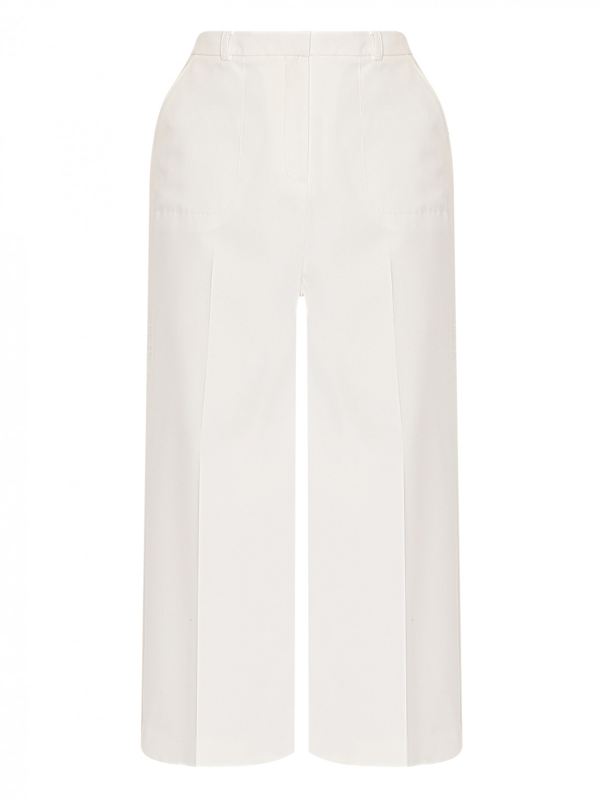 Укороченные брюки с карманами Joop  –  Общий вид  – Цвет:  Белый
