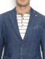 Пиджак из хлопка и льна с карманами L.B.M.  –  МодельОбщийВид1