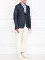 Пиджак однобортный из денима Gucci  –  Модель Общий вид