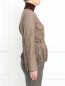 Куртка из кожи с бахромой Ermanno Scervino  –  Модель Верх-Низ2