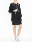 Пальто из шерсти с аппликацией из кристаллов Moschino Boutique  –  МодельОбщийВид