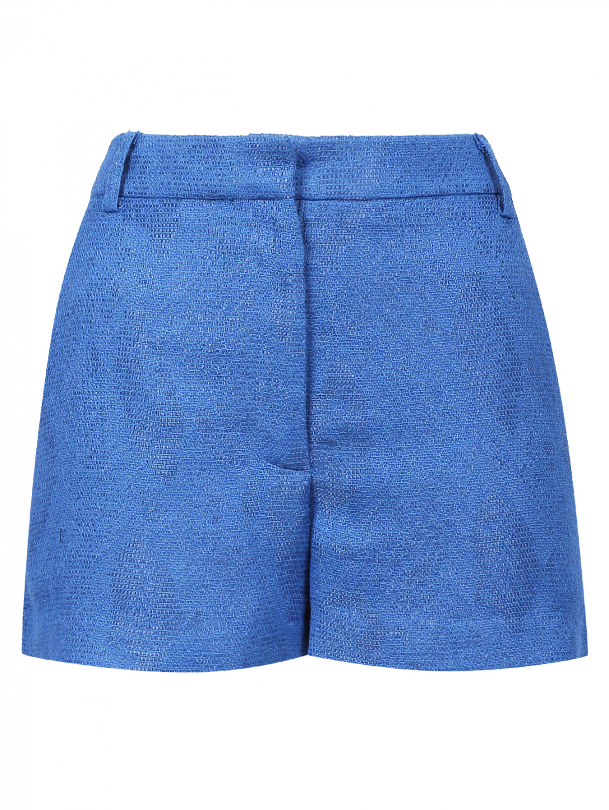 Короткие шорты из хлопка Nude  –  Общий вид  – Цвет:  Синий