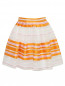 Пышная юбка в цветную полоску Il Gufo  –  Общий вид