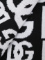 Шарф из шерсти с логотипичным узором Dolce & Gabbana  –  Деталь1