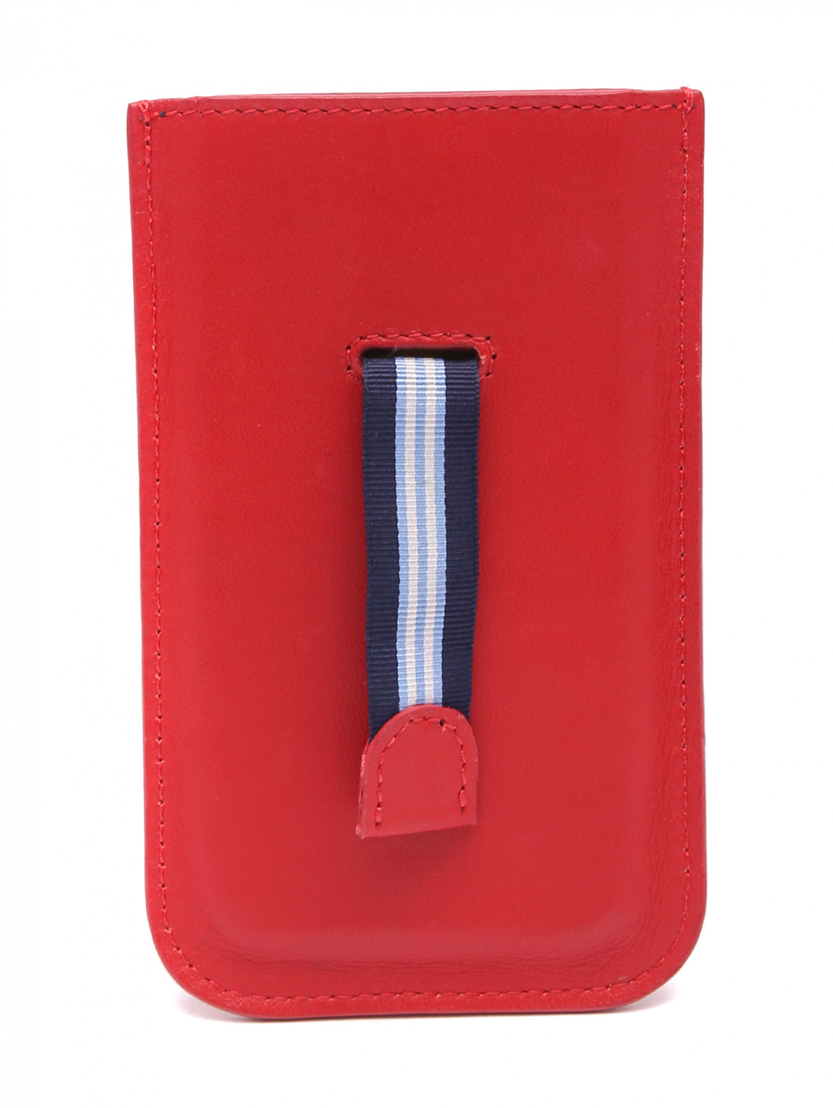 Чехол для  Samsung из кожи Brooks Brothers  –  Общий вид  – Цвет:  Красный