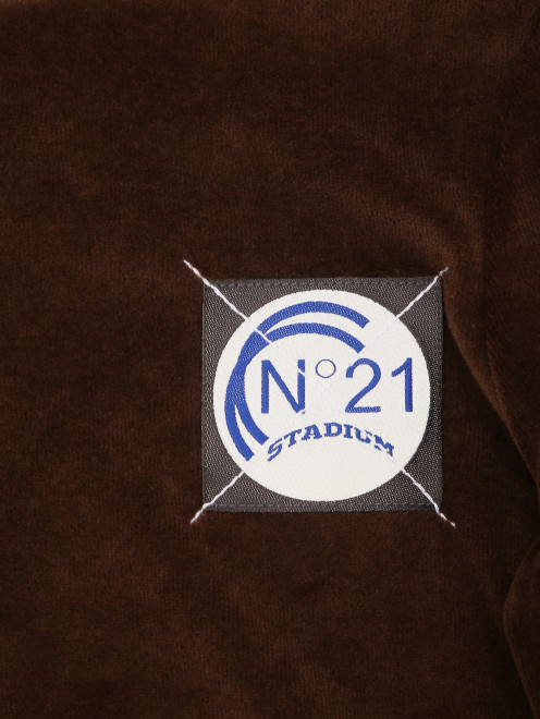 Толстовка на молнии с логотипом - Деталь1