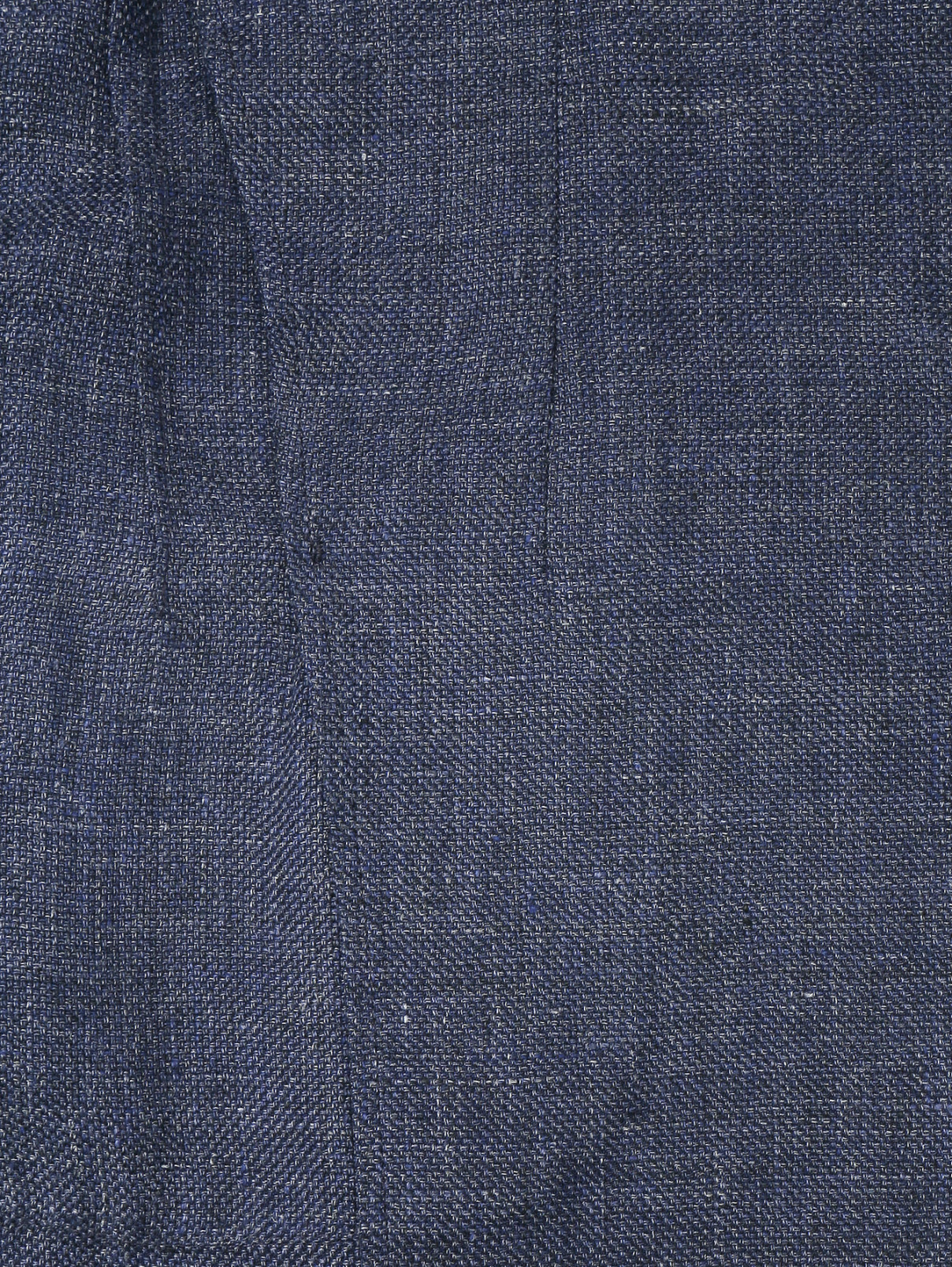Пиджак из льна и шерсти LARDINI  –  Деталь2  – Цвет:  Синий