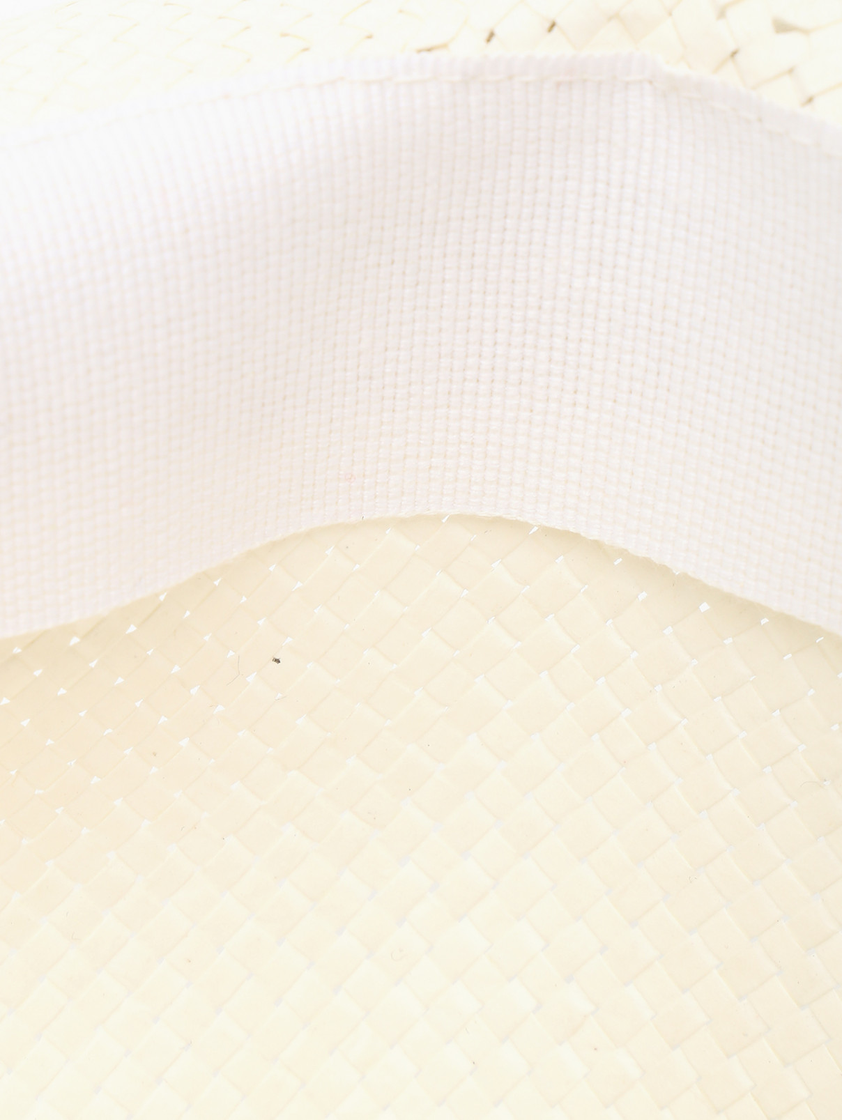 Шляпа соломенная Il Gufo  –  Деталь1  – Цвет:  Белый