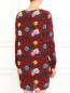 Платье  свободного кроя с узором Paul&Joe  –  Модель Верх-Низ1
