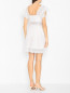 Платье из хлопка с кружевными вставками Alberta Ferretti  –  МодельВерхНиз1