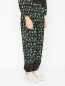 Широкие брюки с цветочным узором Stella McCartney kids  –  МодельВерхНиз