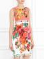 Платье из шелка с цветочным узором Antonio Marras  –  Модель Верх-Низ