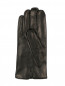 Перчатки из кожи с кашемировым подкладом Sermoneta gloves  –  Обтравка1