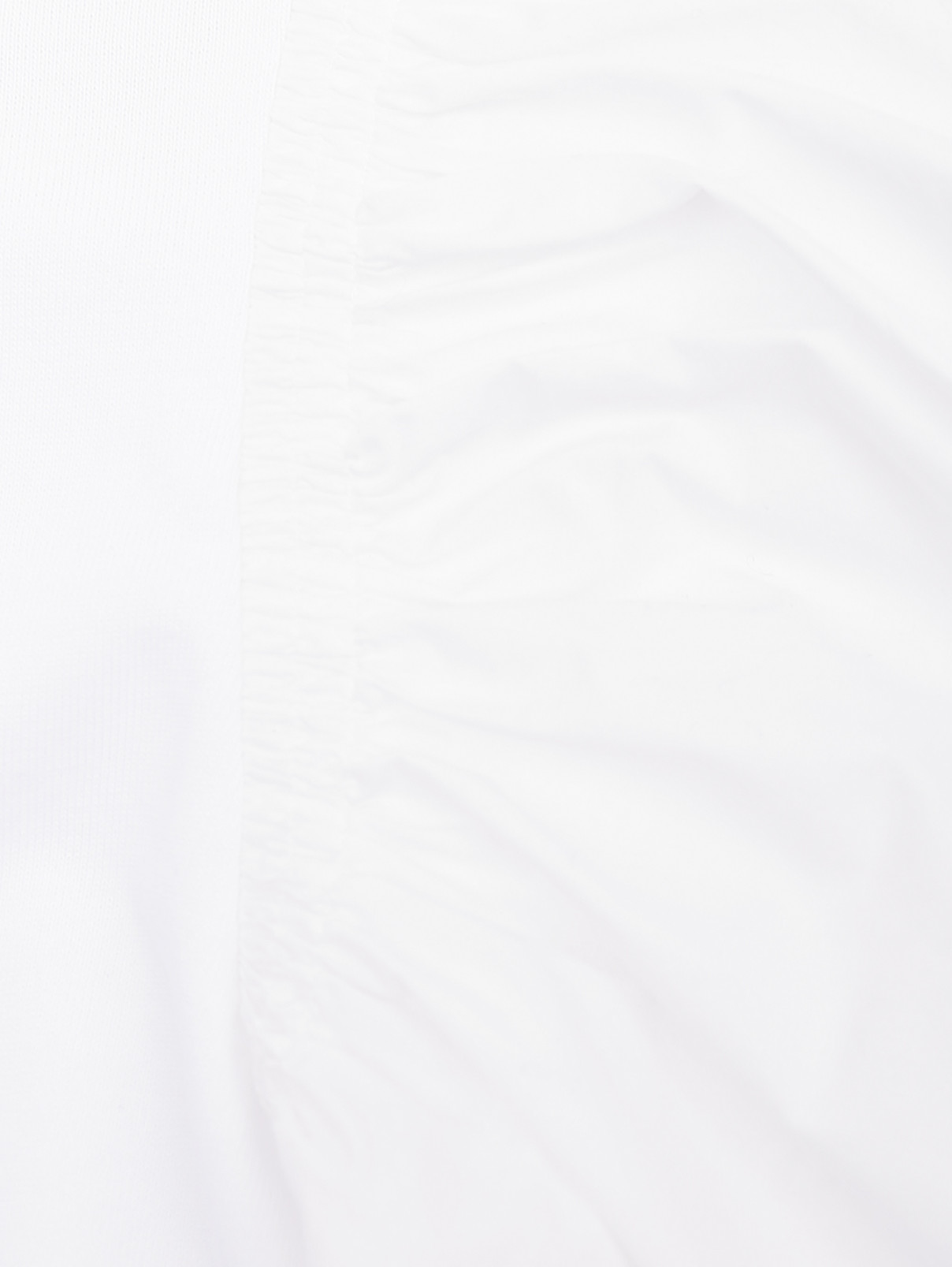 Блуза из хлопка с объемными рукавами J.W. Anderson  –  Деталь  – Цвет:  Белый