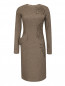 Платье из шерсти и кашемира с узором Ermanno Scervino  –  Общий вид
