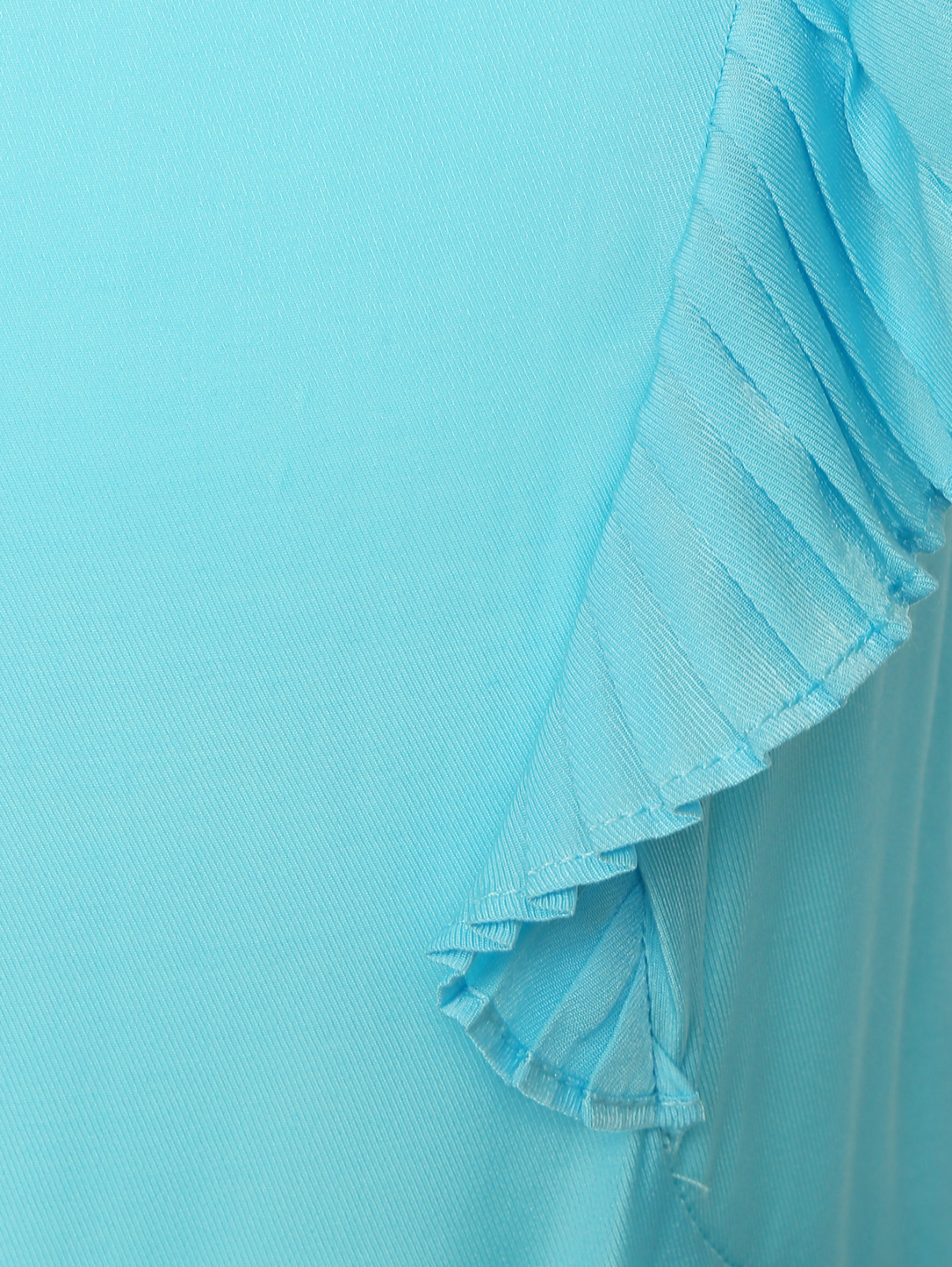 Комбинезон с карманами декорированный рюшами Pinko Up  –  Деталь  – Цвет:  Синий