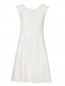 Платье из льна с боковыми карманами Emporio Armani  –  Общий вид