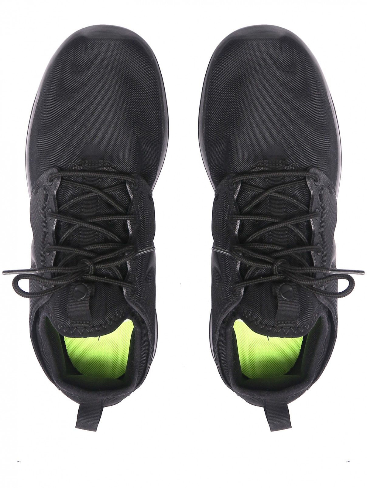 Кроссовки из текстиля с логотипом Nike  –  Обтравка4  – Цвет:  Черный