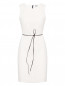 Платье-мини из хлопка с поясом Sonia Rykiel  –  Общий вид