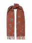Двусторонний шарф из шерсти и кашемира Paul Smith  –  Общий вид