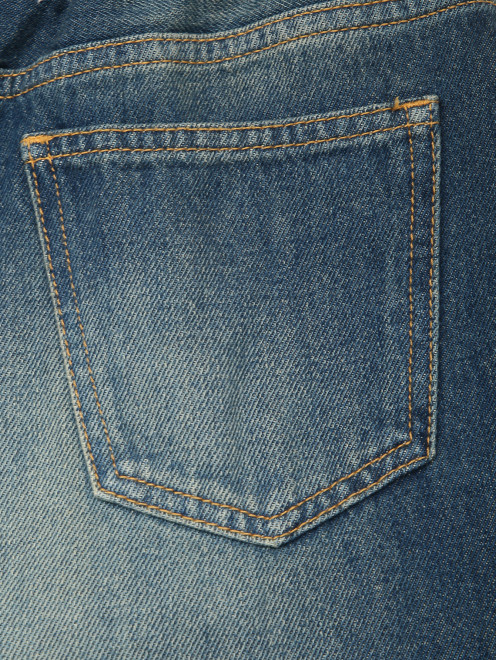 Широкие джинсы на завязках - Деталь