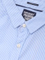 Рубашка из хлопка с узором полоска SuperDry  –  Деталь
