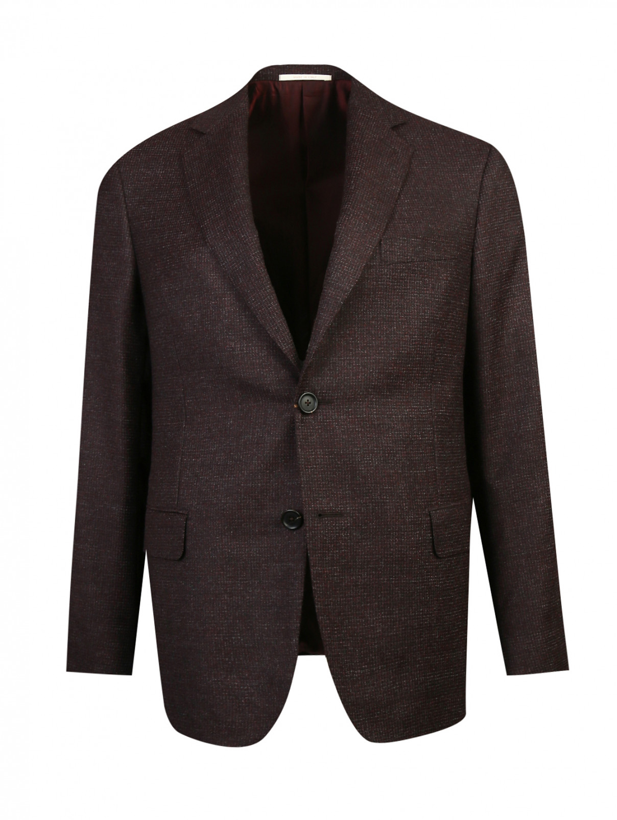 Пиджак однобортный из шерсти Pal Zileri  –  Общий вид  – Цвет:  Красный