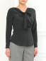 Блуза из шелка с бантом Moschino  –  Модель Верх-Низ