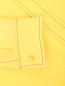 Блуза из шелка с контрастной отстрочкой Moschino Boutique  –  Деталь