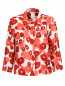 Блуза из шелка с цветочным узром Max Mara  –  Общий вид