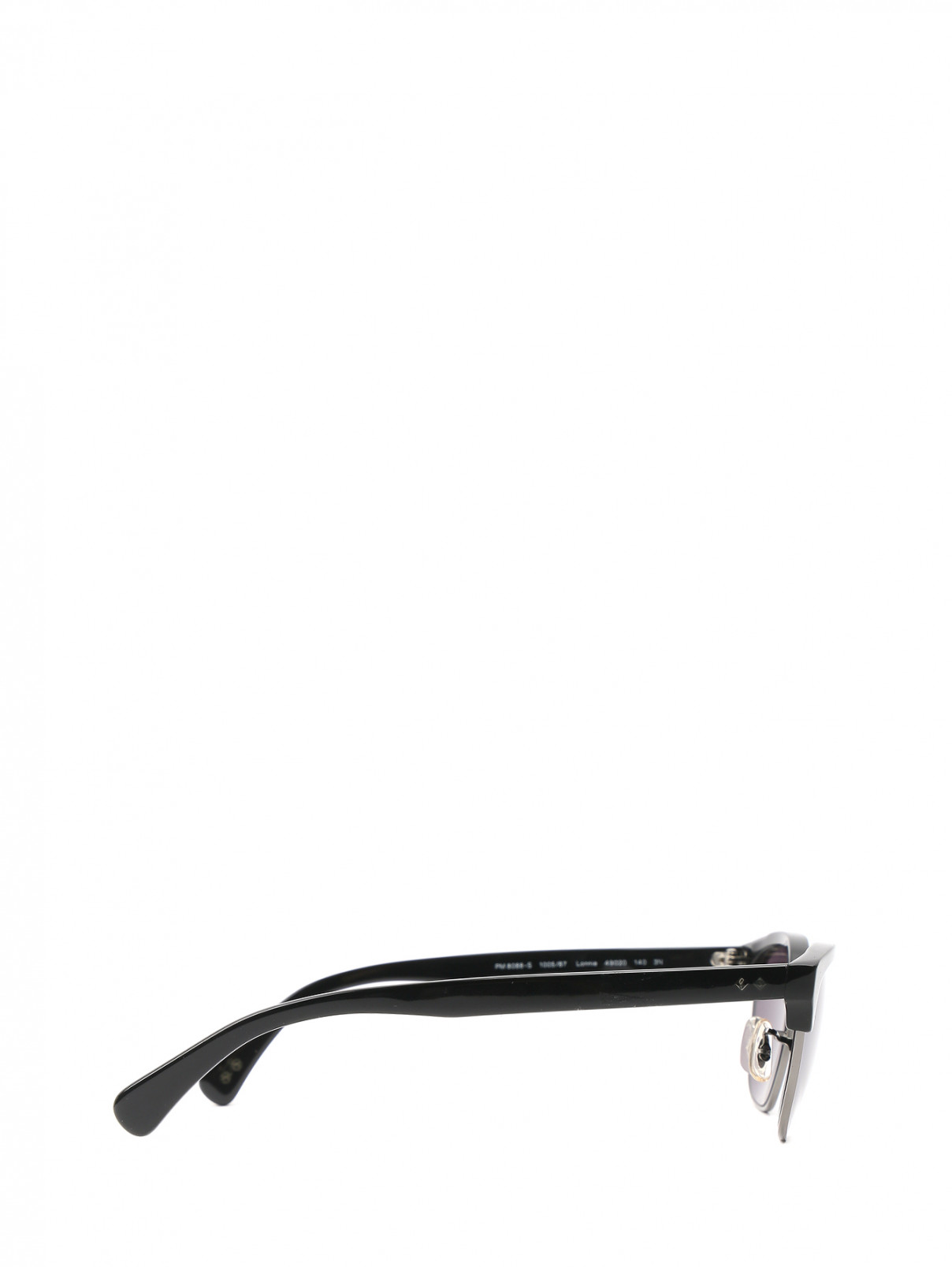 Cолнцезащитные очки в оправе из пластика и металла Paul Smith  –  Обтравка2  – Цвет:  Черный