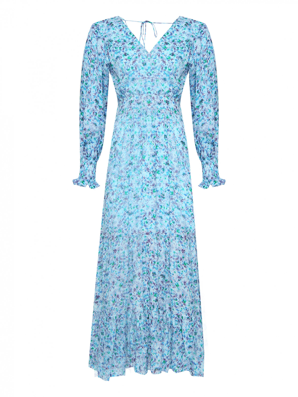 Платье-макси с вырезом на спине Suncoo  –  Общий вид  – Цвет:  Узор