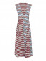 Платье из вискозы в полоску Sportmax  –  Общий вид