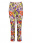 Узкие брюки с цветочным узором Alberta Ferretti  –  Общий вид
