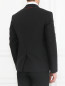 Пиджак с контрастными вставками и накладными карманами Alexander McQueen  –  Модель Верх-Низ1