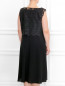 Платье без рукавов с отделкой из кружева Marina Rinaldi  –  Модель Верх-Низ1