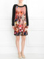 Платье-миди с цветочным узором Pietro Brunelli  –  Модель Общий вид